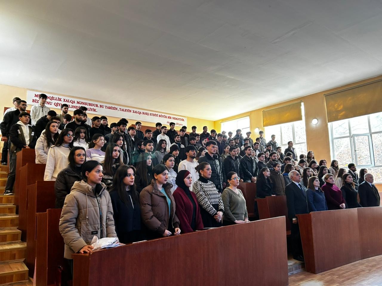 ADAU-da Heydər Əliyevin müstəqil Azərbaycanın inkişafındakı tarixi rolundan danışılıb - FOTOLAR